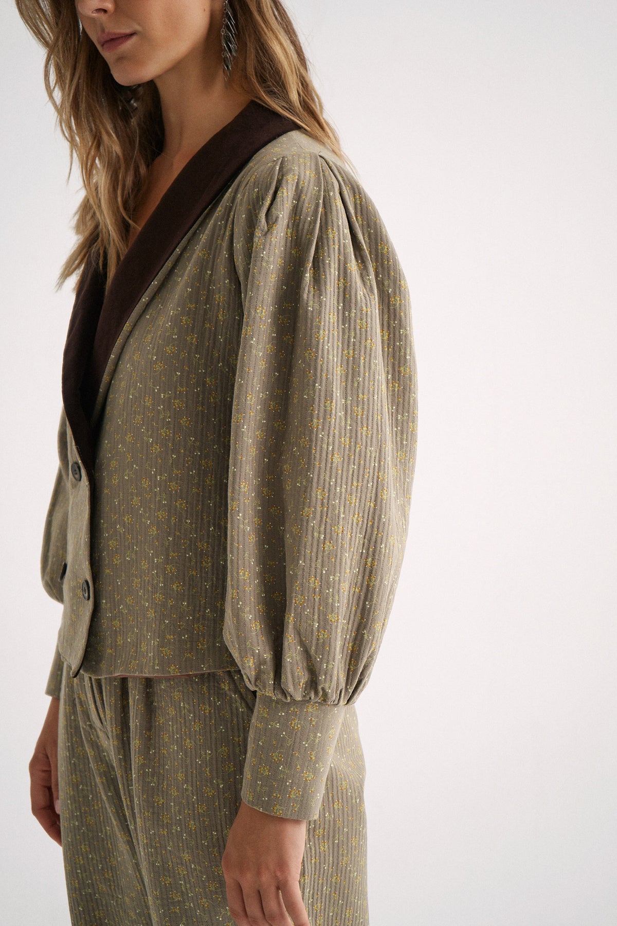 Chaqueta Arabela Green twin
