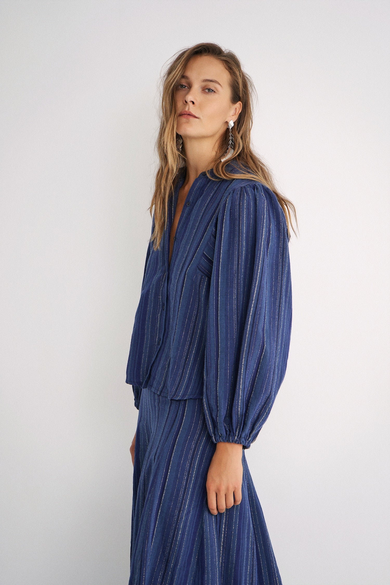 Blusa Lisa Blue stripes