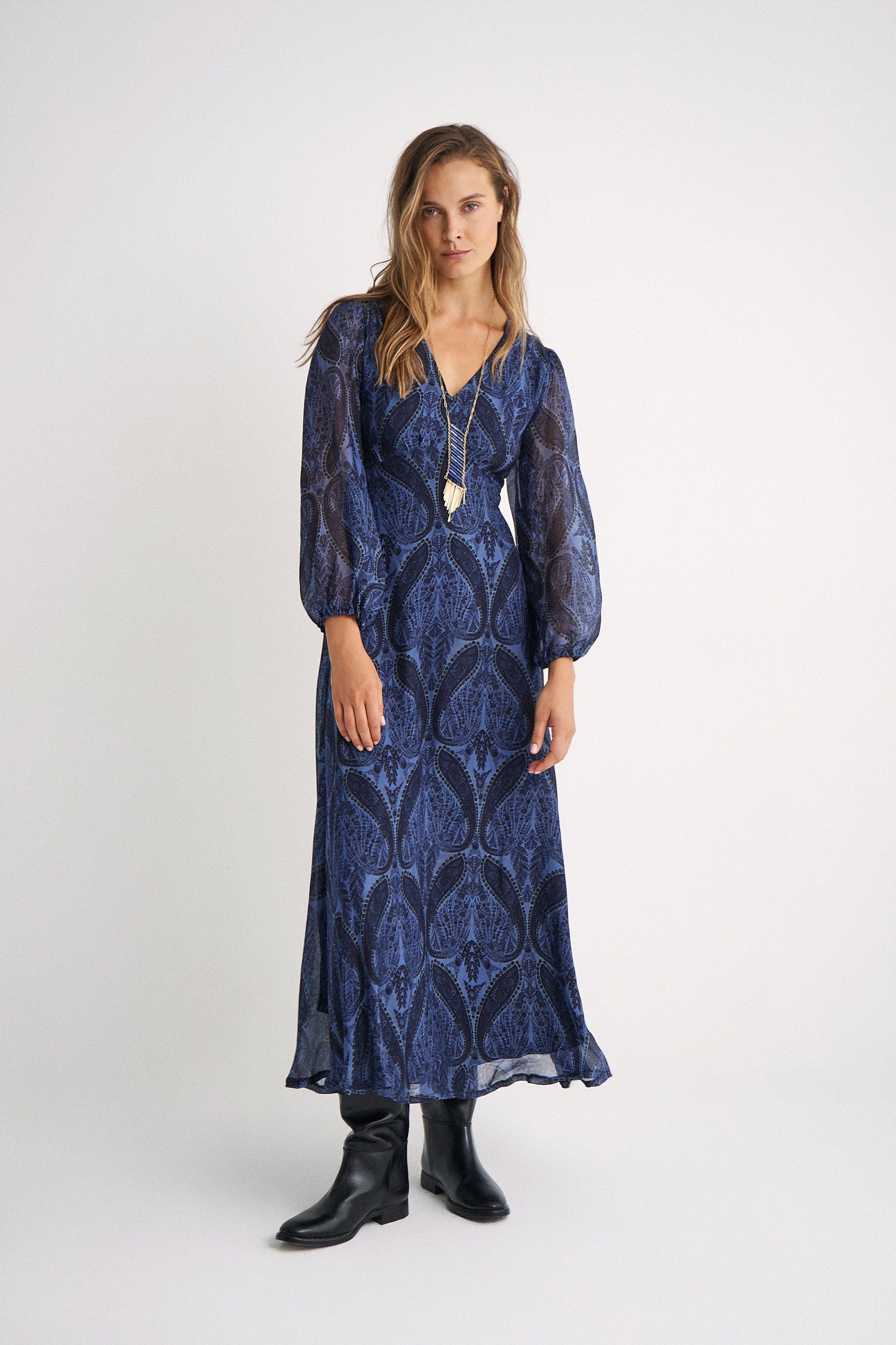 Vestido Patricia Boho blue