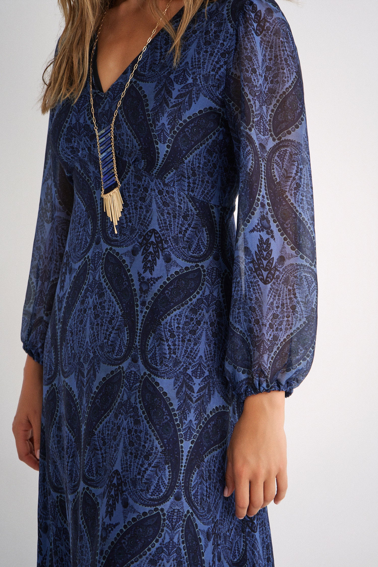 Vestido Patricia Boho blue