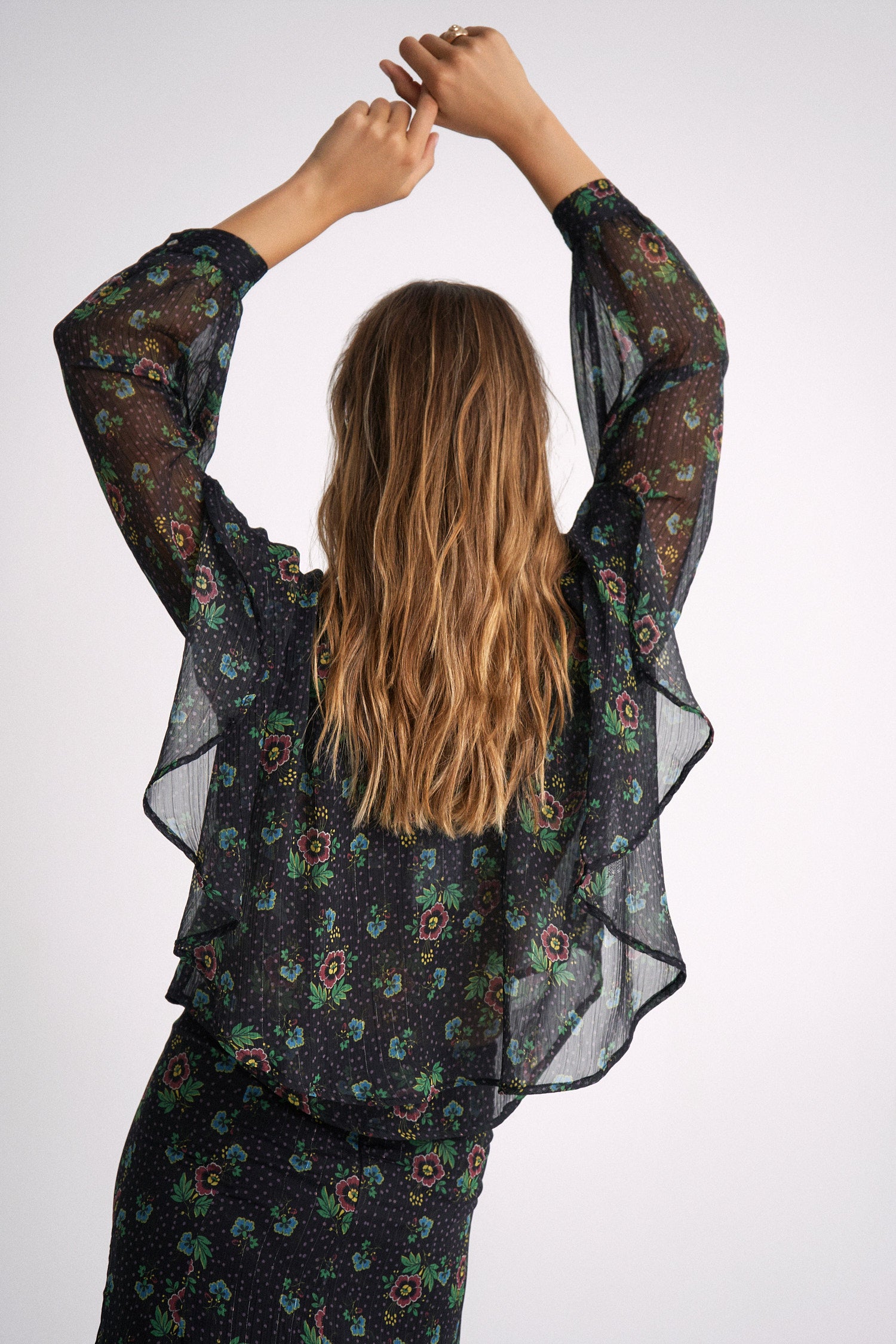 Blusa Lucia Folk black